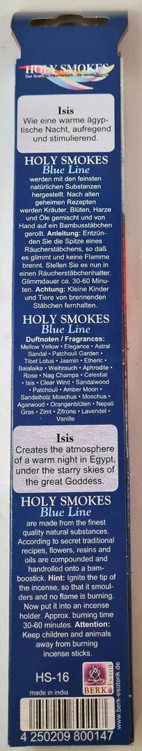 Holy Smokes Blue Line - Isis